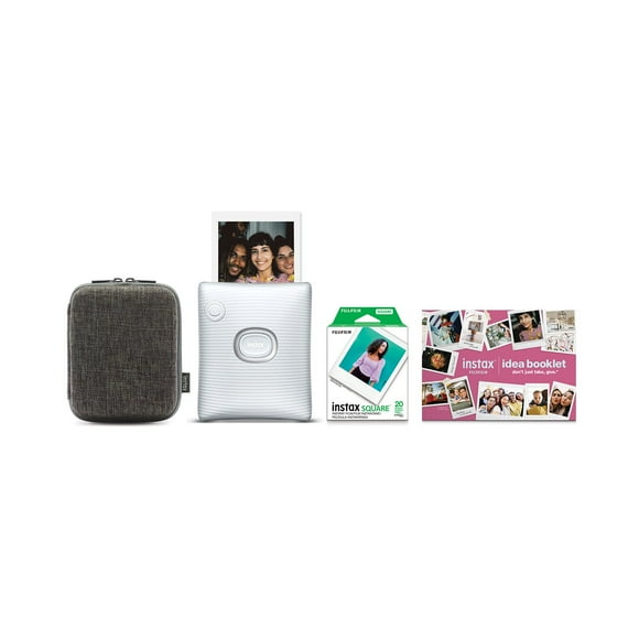 Fujifilm instax Square Link Smartprinter Bundle, White