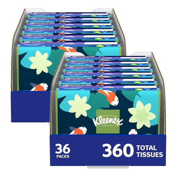 Kleenex On the Go 3-Ply Facial Tissues, 36 pks., 10 tissues/pk.
