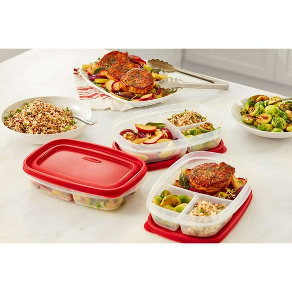 Rubbermaid 14-Piece Easy Find Lids Meal Prep Food Storage Containers
