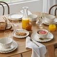 thumbnail image 1 of Member's Mark 12-Piece Scallop Dinnerware Set, 1 of 3