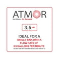 thumbnail image 2 of Atmor AT-800-35 3.5kW 120V 0.5GPM Single Sink Tankless Electric Water Heater, 2 of 9