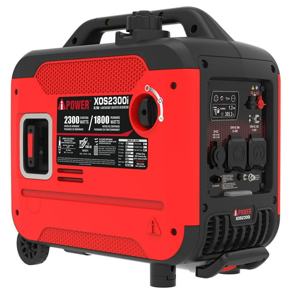 2300/1800-Watt AiPower Lightweight Portable Inverter With CO Sensor + Telescopic Handle