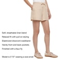 thumbnail image 4 of Gap Women's Linen Pull-On Short, 4 of 5