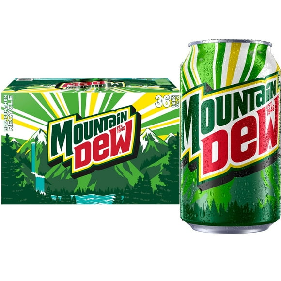 Mountain Dew 12 fl. oz. cans, 36 pk.