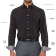 thumbnail image 4 of Nick Graham Men's Modern Fit Traveler Dress Shirt, 4 of 7