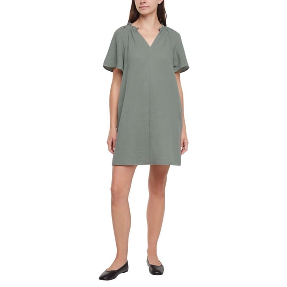 Gap Women's Gauze Pop-Over Dress