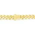 thumbnail image 2 of Miami Cuban Chain Necklace in 14K Gold, 2 of 5