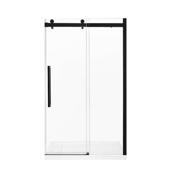 OVE Decors Bel 48" W x 78-3/4" H Frameless Soft-Close Sliding Shower Door