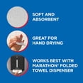 thumbnail image 3 of Marathon Multifold 1-Ply White Paper Towels 16 pks., 250 towels/pk, 3 of 10
