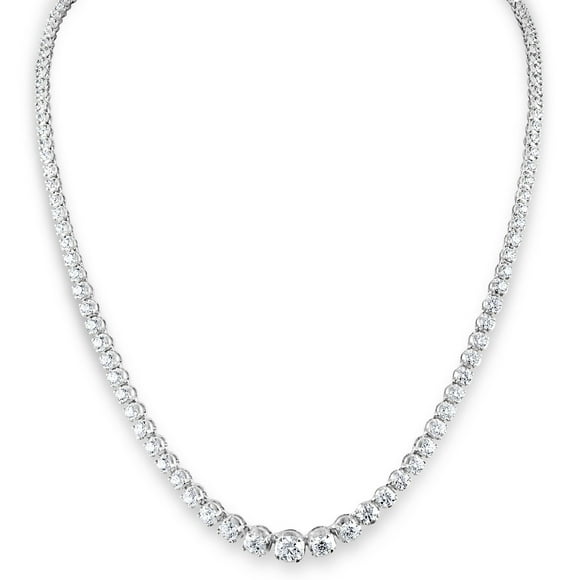 Diamond Riviera Necklace in 14K Gold
