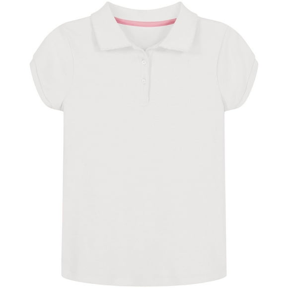 Nautica Girls Uniform Short Sleeve Interlock Polo