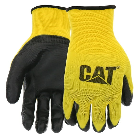 CAT Polyurethane Durable Work Glove, 15-Pack