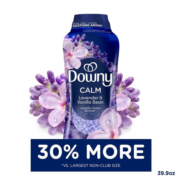 Downy Infusions In-Wash Scent Booster Beads, CALM Lavender+Vanilla Bean, 39.9 oz.