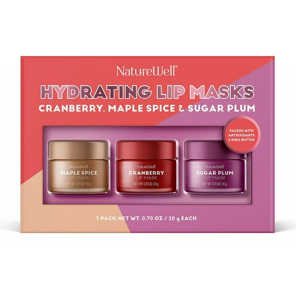NatureWell Hydrating Lip Masks, 3 pk.