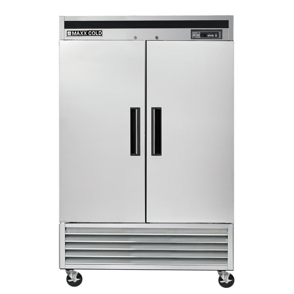 MAXX COLD 54", 49 cu. ft., Double-Door Reach-In Commercial Refrigerator