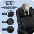thumbnail image 5 of Serta Mid-Back Office Chair With Mesh Accents And Memory Foam, 5 of 10