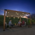 thumbnail image 3 of Backyard Discovery 12' x 10' Brendan Cedar Sail Shade Pergola with PowerPort, 3 of 13