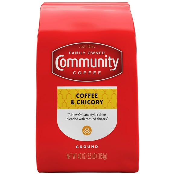 Community Coffee Ground Coffee & Chicory, 40 oz.