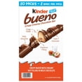 thumbnail image 1 of Kinder Bueno Milk Chocolate Hazelnut Bars, 1.5 oz., 20 pk., 1 of 10