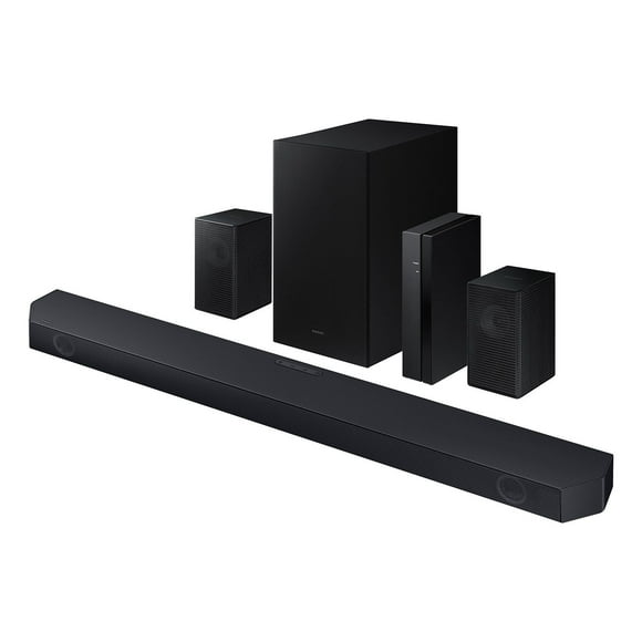SAMSUNG Q-series 5.1 Channel Sound Bar with Wireless Subwoofer, Q-Symphony & Dolby ATMOS Audio