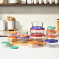thumbnail image 4 of Pyrex Simply Store 28-Piece Glass Food Storage Set, 4 of 9