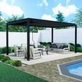 thumbnail image 1 of Backyard Discovery Louvered Pergola, Choose Size, 1 of 11