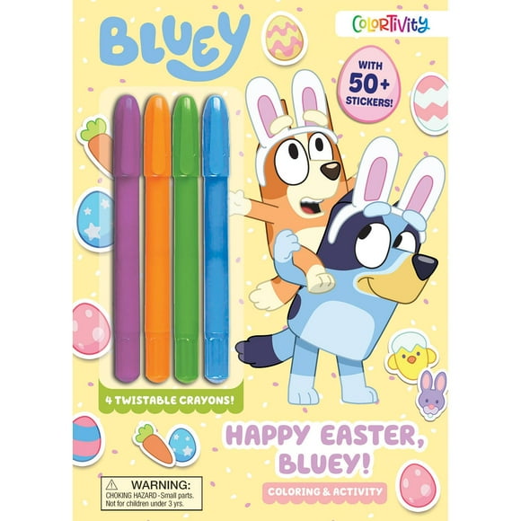 Colortivity: Bluey Happy Easter, Bluey!, Paperback