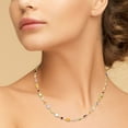thumbnail image 4 of Multi-Gemstone Station Necklace in 14K Gold, 4 of 5