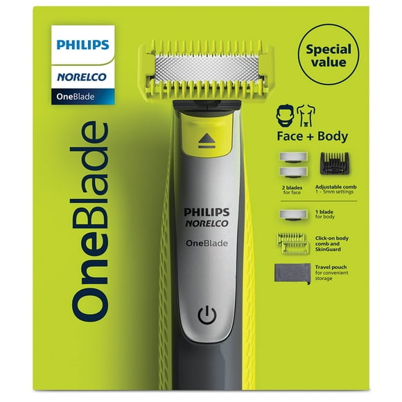 Philips Norelco OneBlade Face and Body Electric Shaver and Trimmer