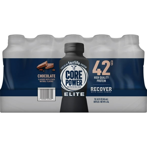 Fairlife Core Power Elite 42g Protein Shake, Chocolate, 14 fl. oz., 10 pk.