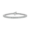 thumbnail image 1 of Round Cut Diamond Tennis Bracelet in 14K Gold, 1 of 10