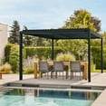 thumbnail image 1 of Backyard Discovery Louvered Pergola, Choose Size, 1 of 19