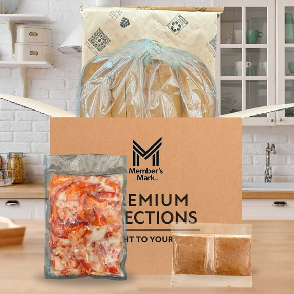 Member's Mark Lobster Roll Meal Kit, Frozen, 8 ct.
