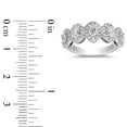 thumbnail image 5 of 1.50 CT. T.W. 5-Stone Diamond Halo Band, 5 of 5