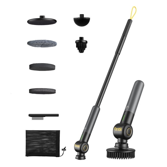 Fanttik Dual-Speed Electric Scrubber with 6 Brush Heads