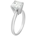 thumbnail image 2 of Princess Cut Solitaire Diamond Ring in 18K Gold, 2 of 3