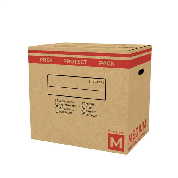 Pratt Medium Multi-Box, Move/Ship/Store, 20"L x 14"D x 18"H