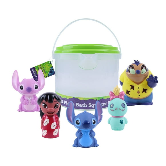 Licensed Squirters Bath Bucket Set, 5 pc.