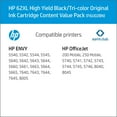 thumbnail image 2 of HP 62XL High Yield Ink, Combo Pack, 2 Pack, 2 of 8