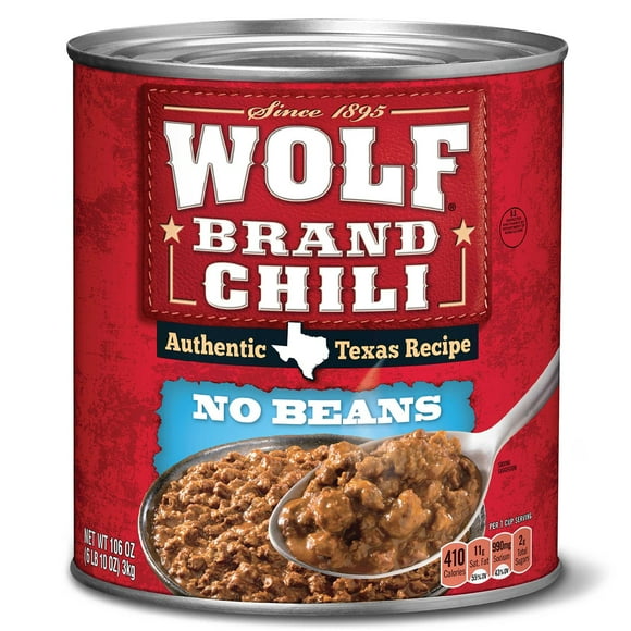 Wolf Brand "No Bean" Chili 106 oz.