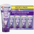 thumbnail image 1 of Crest 3D White Deep Stain Remover Whitening Toothpaste, 2.1 oz., 4 pk., 1 of 9