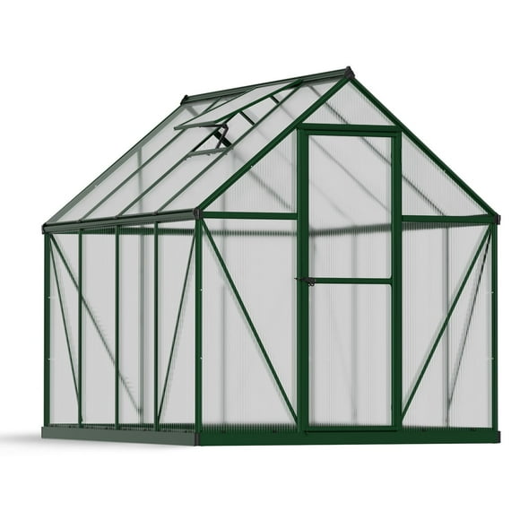 Palram - Canopia Mythos 6' x 8' Greenhouse, Green