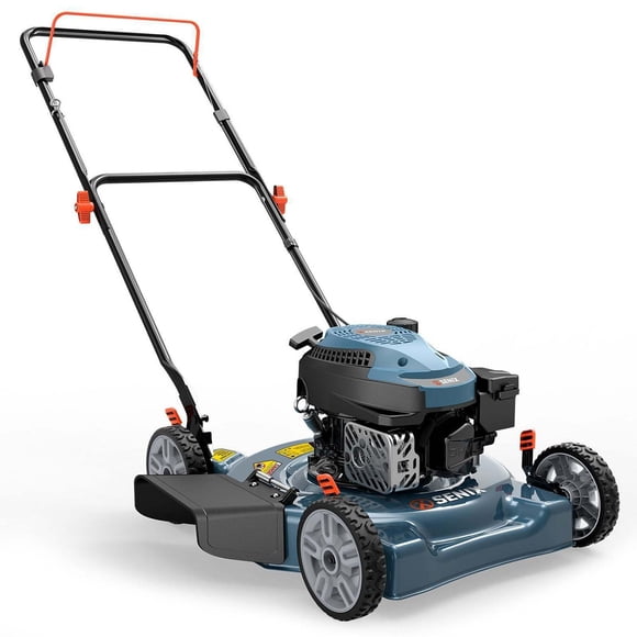 SENIX 20" 144cc 4-Cycle Gas Push Lawn Mower with Side Discharge