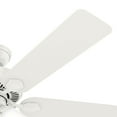thumbnail image 3 of Hunter 52 inch Swanson Matte Black Ceiling Fan with LED Light Kit and Pull Chain, 3 of 10