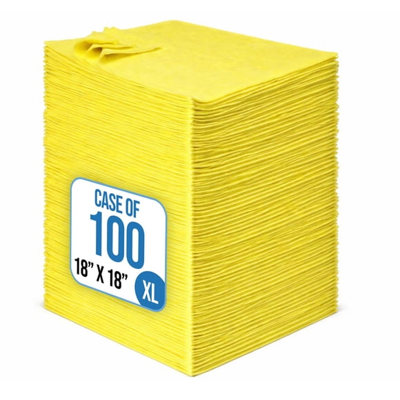 Simpli-Magic Extra Large Multi-Purpose Microfiber Cleaning Cloth Towels, Case of 100 (18” x 18”), Choose Color