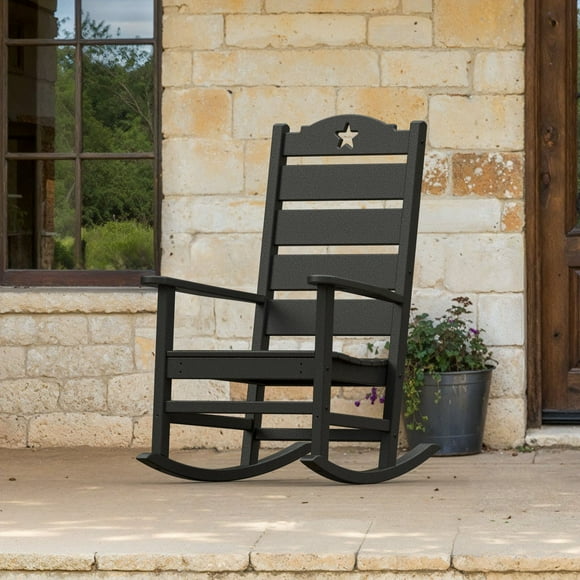 POLYWOOD Texas Star Rocking Chair