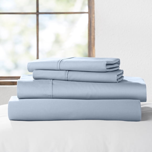 Member's Mark 300-Thread-Count 100% Organic Cotton Solid Sheet Set, Assorted Sizes