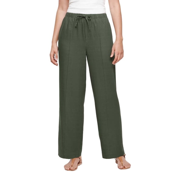 Gap Women's Linen Blend Pull-On Pant