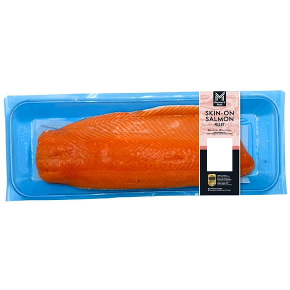 Member's Mark Farm Raised Skin-On Atlantic Salmon Fillet, priced per pound