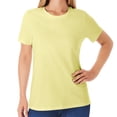 thumbnail interactive-video image 1 of Member's Mark Women's Essential Short Sleeve Crewneck T-Shirt, 1 of 7